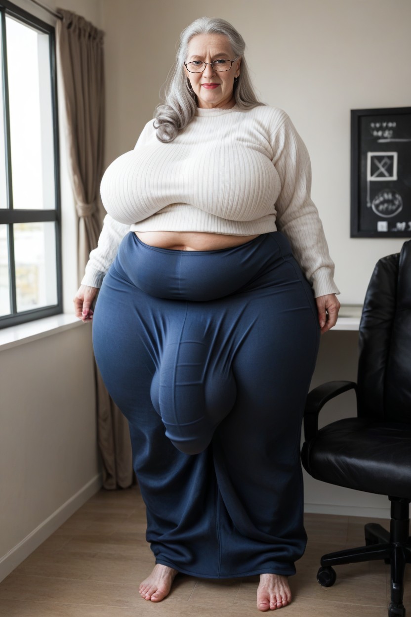 Boobs, Plump Lips, Obese AI Porn