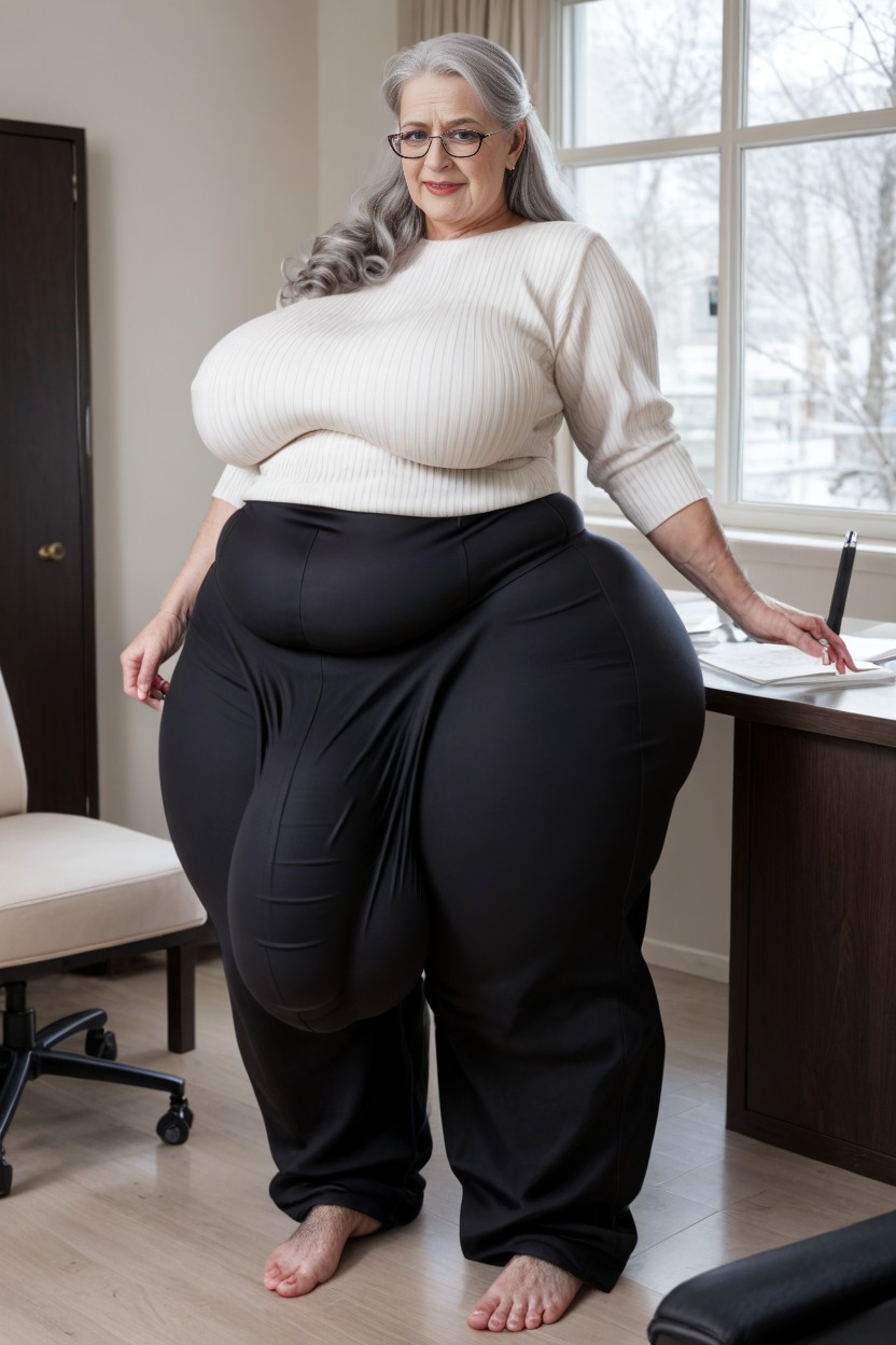 Tight Long Skirt, Office, Baggy Fitted Loose Pajama Pants AI Porn