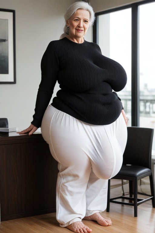 Milf, Obese, Fully Clothed AI Porn