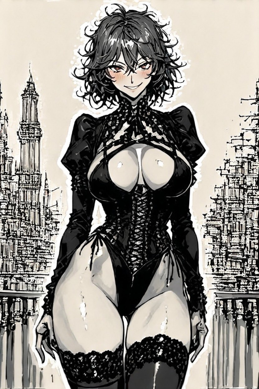 Steam, Skirt, Corset Hentai AI Porn