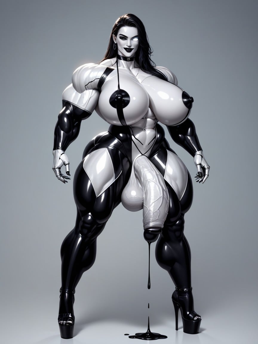 Latex Suit, Kind, Nude Travesti IA Pornô