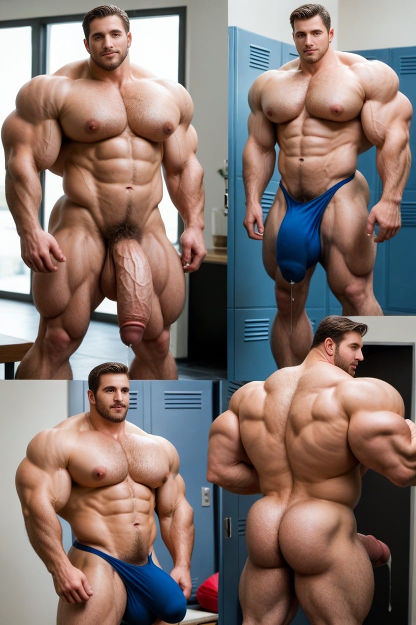 Bodybuilder, Gigantic Cock, Hairy Legs AI同性戀黃片