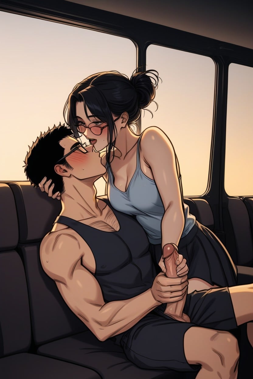 Candid, Braces, Tierna Hentai IA
