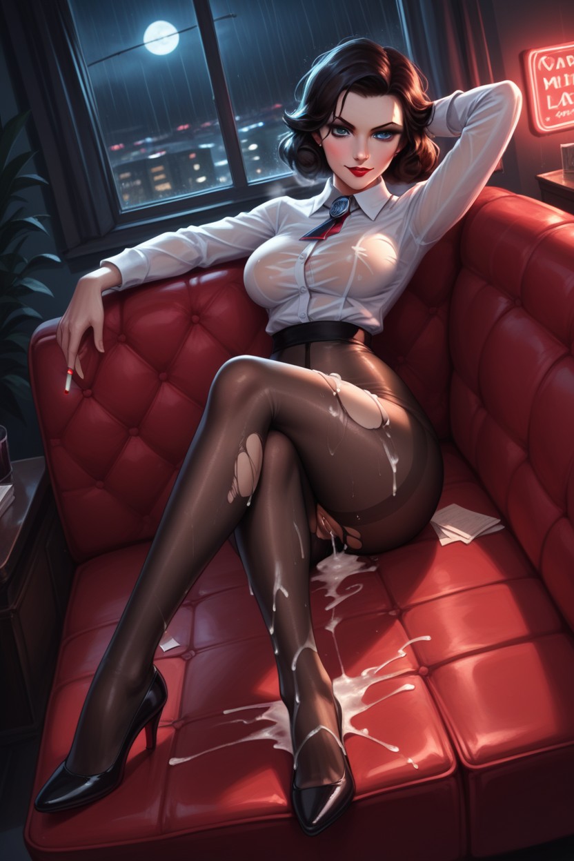Office, Smirk, Lights Dimmed Hentai IA