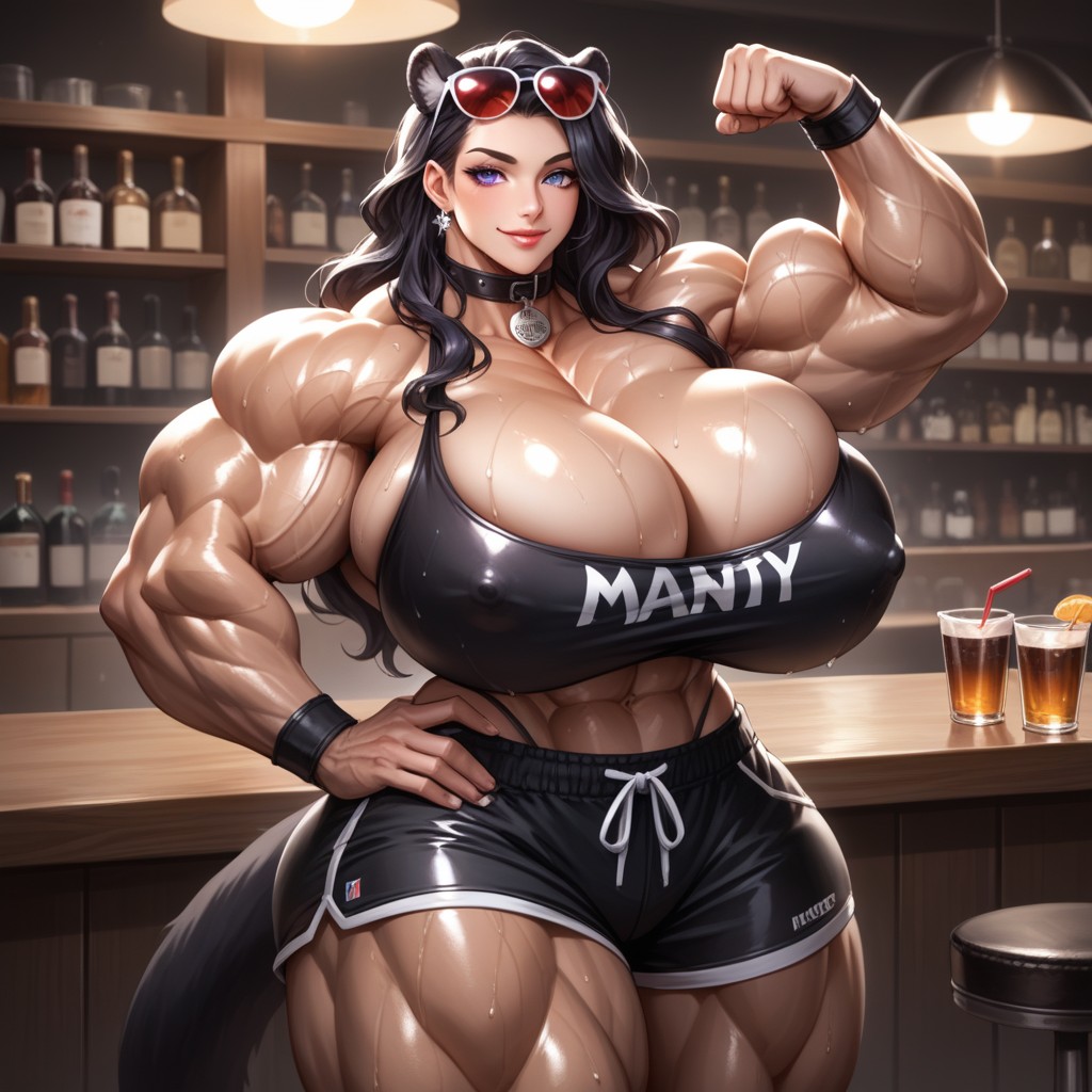 Collar Tag, Colossal Breast, Cleavage Furry AI Porn