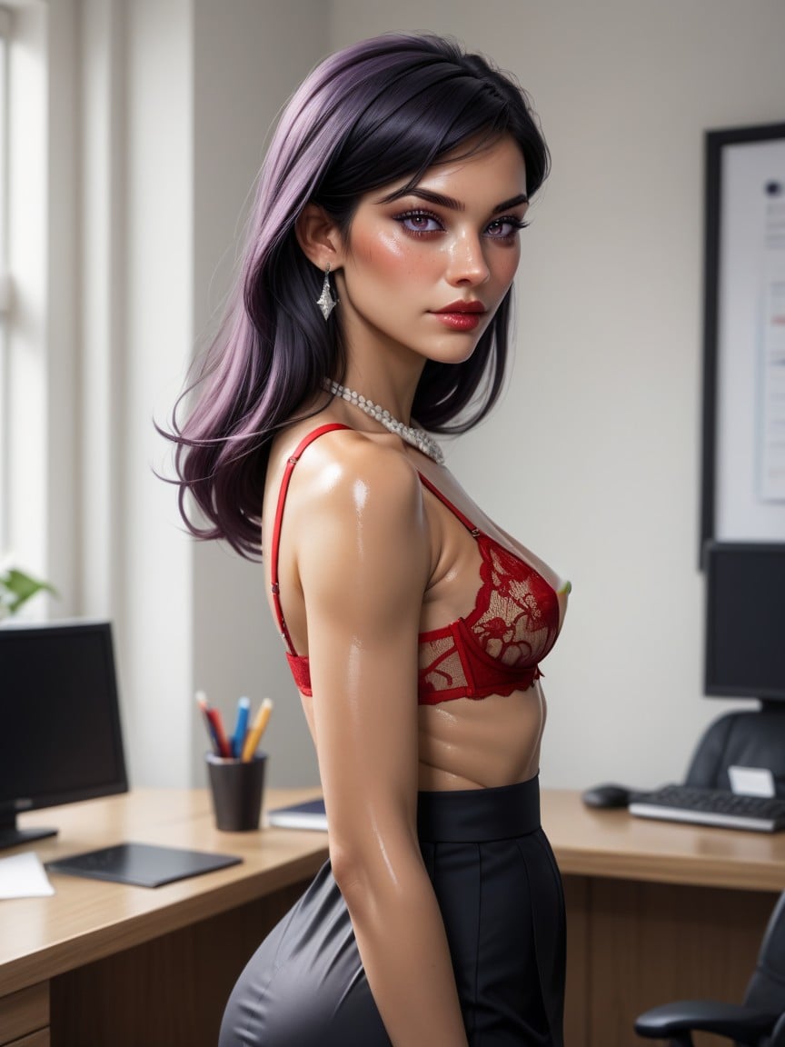 Barefoot, Horny, Ultra High Details AI Porn