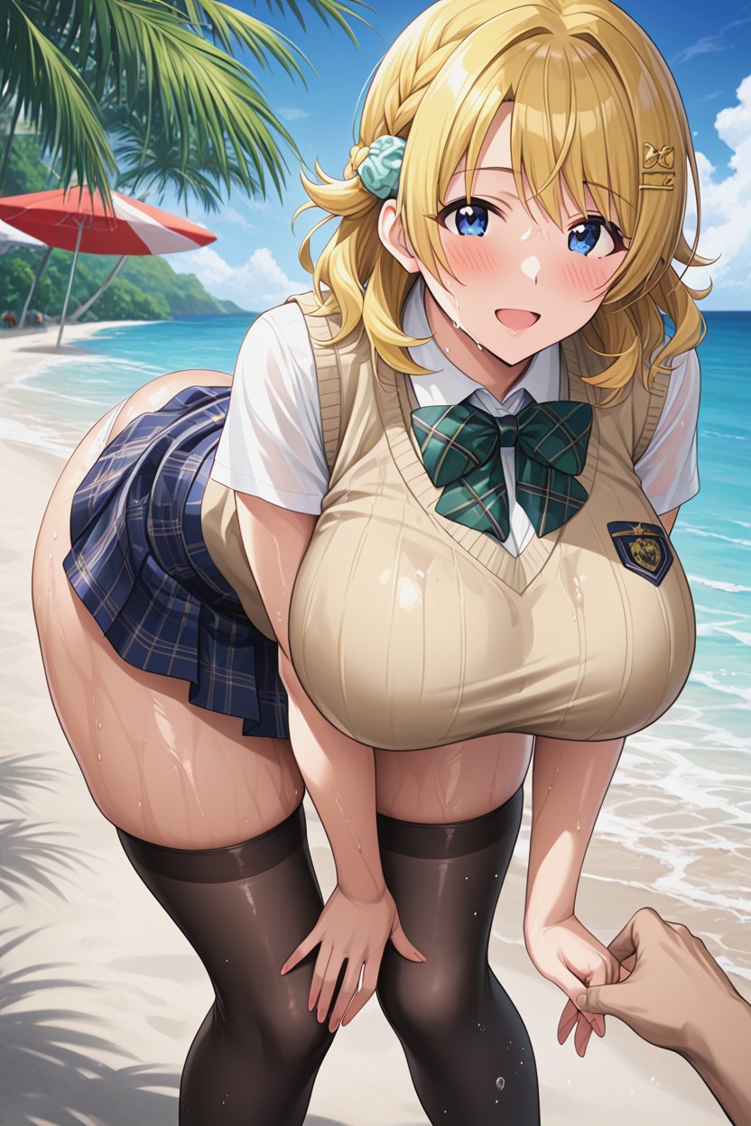 Rounded Ass, 마른 체형, Pretty Face 헨타이 AI 포르노