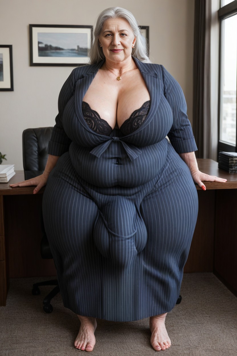 Plump Lips, Thick Thight, Extremely Long Lengthy Legs Plump Lips AI Porn
