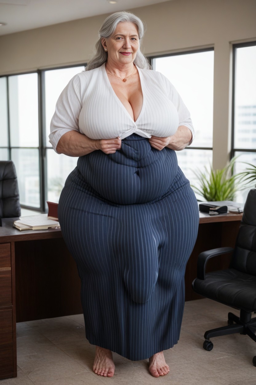 Ssbbw, Plump Lips, Big Belly AI Porn