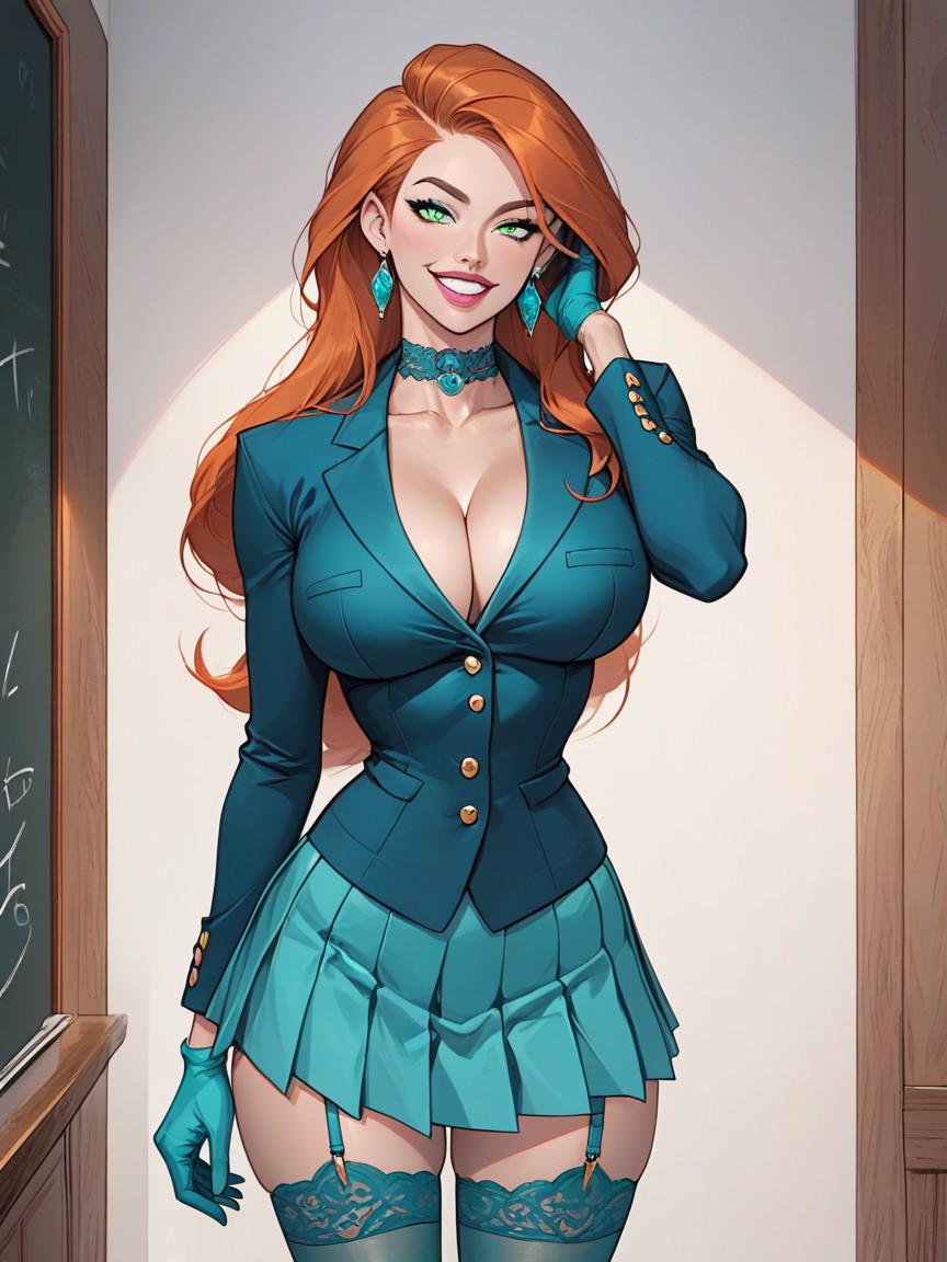De Pie, Puffy Breast, Big Ass Hentai IA