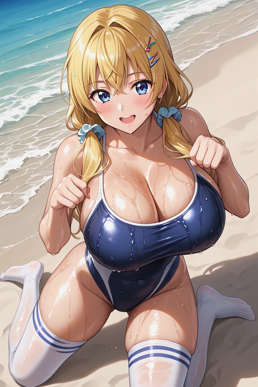 Shiny Breasts, Rounded Ass, Wide Hip Porno IA Hentai