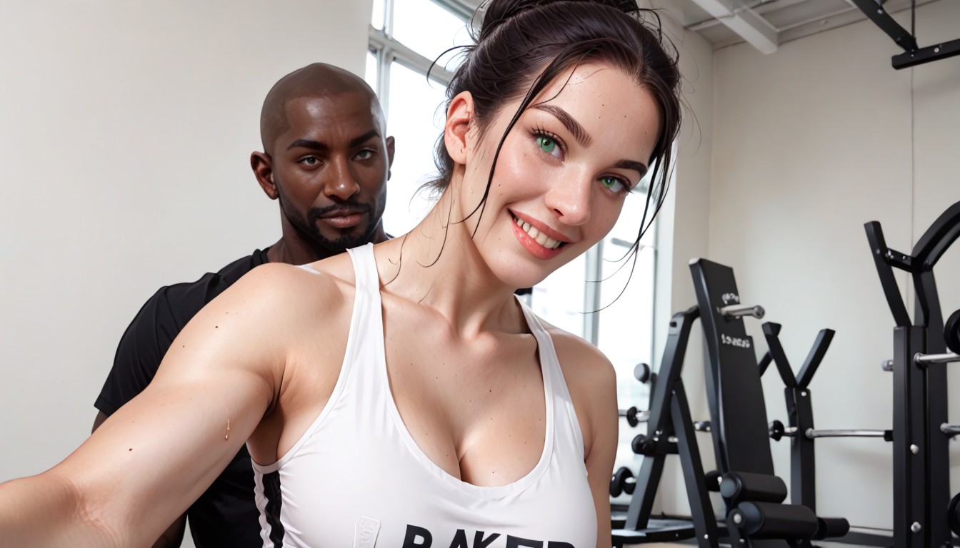 Cheveux En Bataille, Sweating, De Haut En Bas Porno IA Hentai