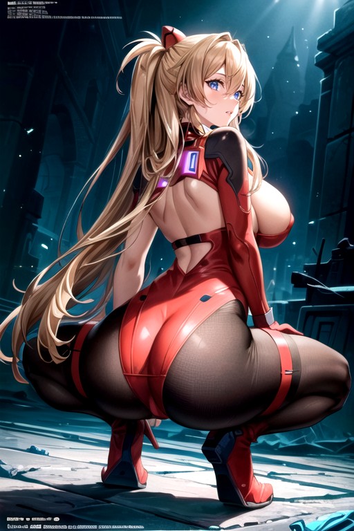 Beautiful, Seductive Big Butt, Half Nipples Hentai IA