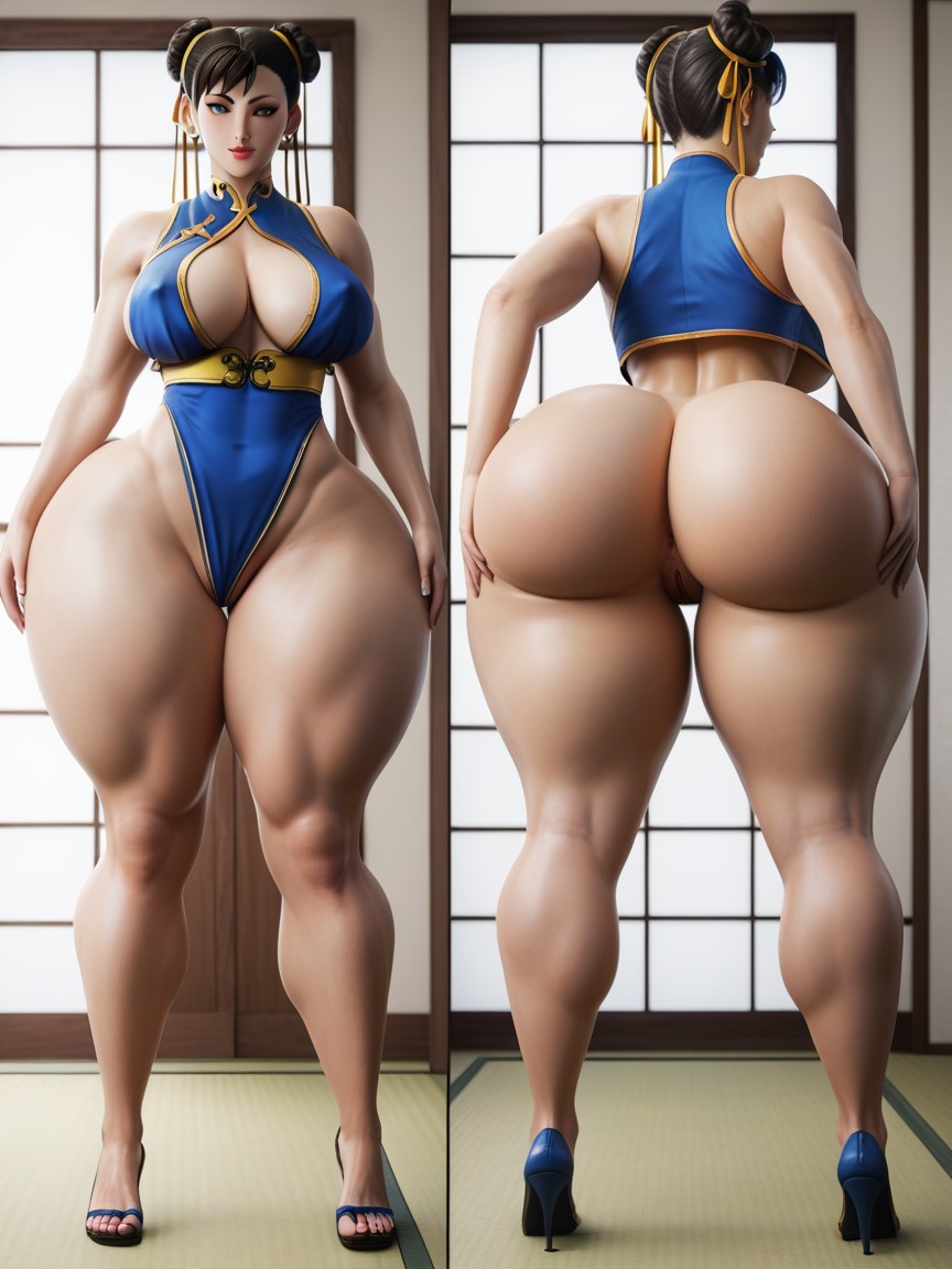 Standing, Stunning, Wide Hips AI Porn