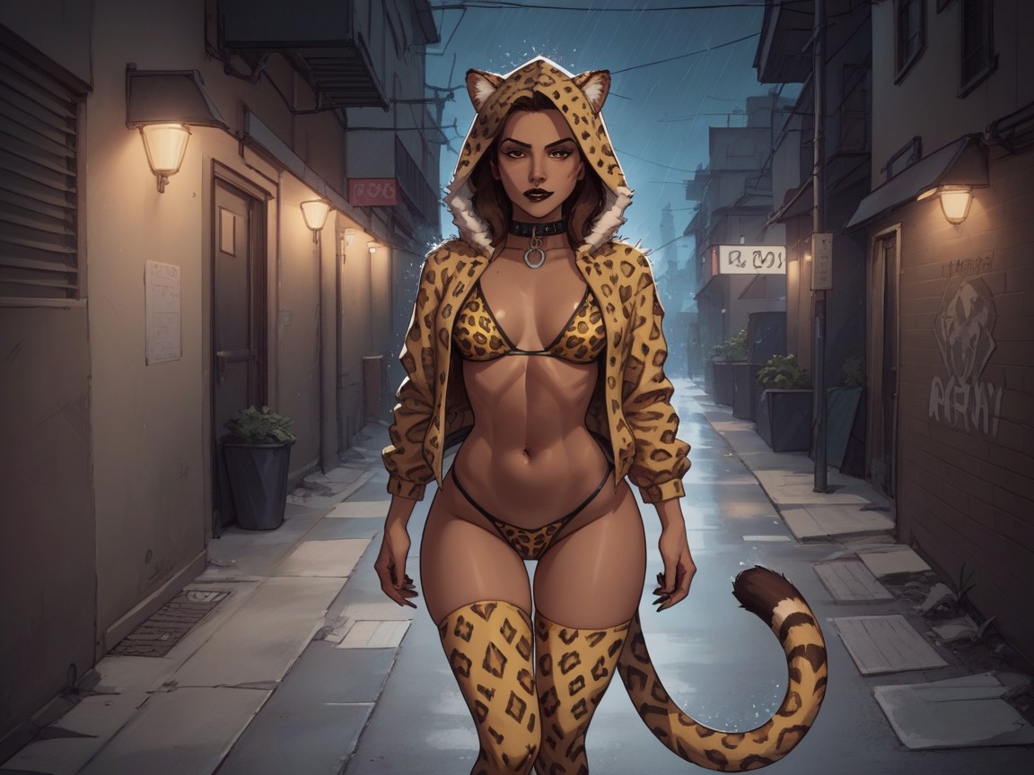 둥근 엉덩이, Wide Round Hips, Add Details To Woman 라틴 AI 야짤