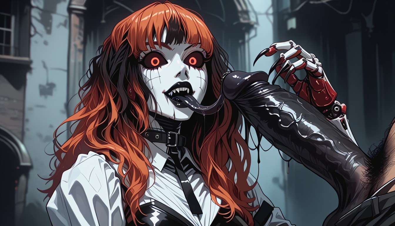 Nightmare, Licking, Ginger Hair 헨타이 AI 포르노