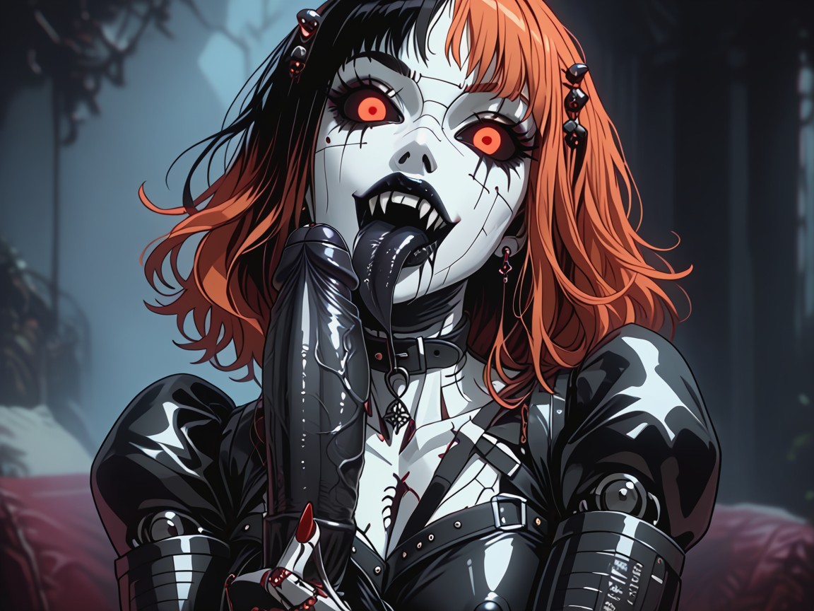 Robot Legs, Futanari, Robotic Cock Hentai IA