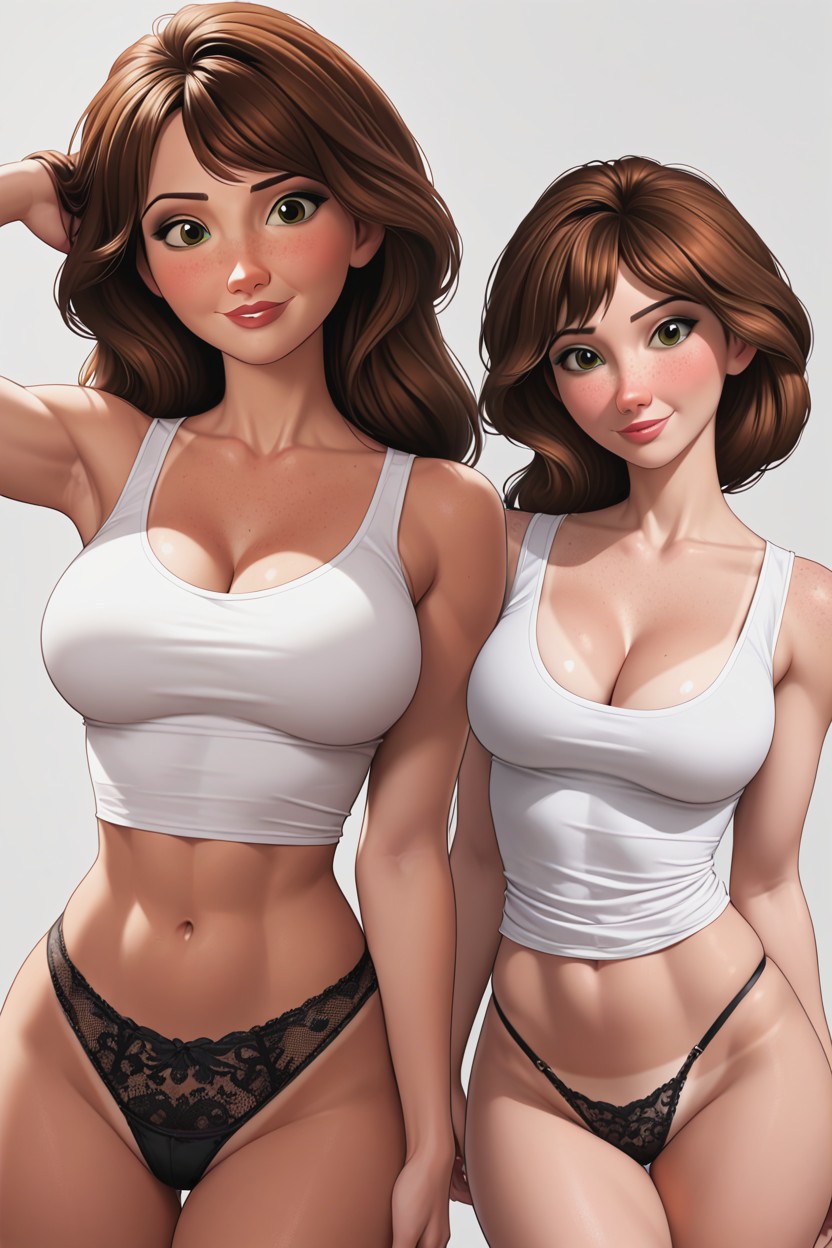 Beautiful Face, Medium Breast, 18+ AI Porn