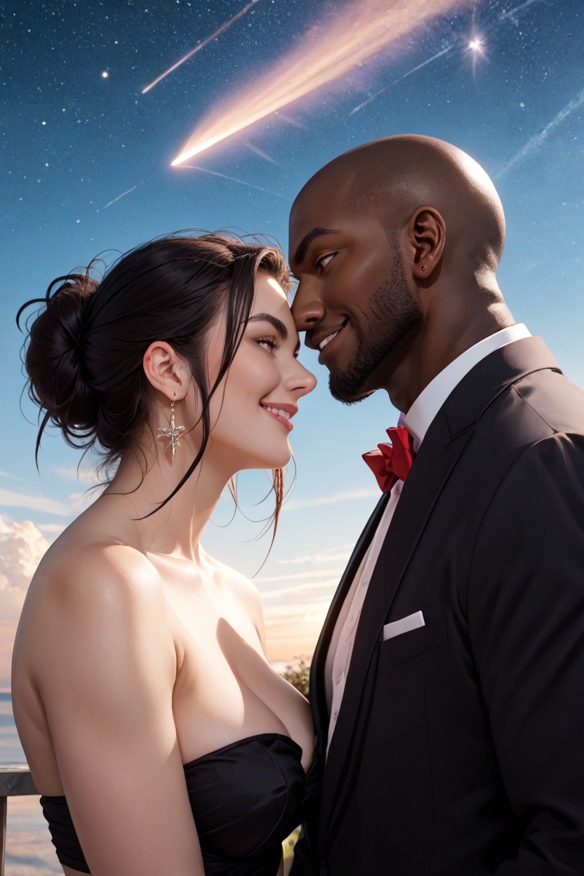 Happy, Cute, Formalwear Hentai AI Porn