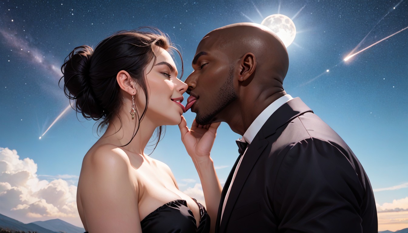 Tender Kisses, Cinematic, Front View Hentai AI Porn