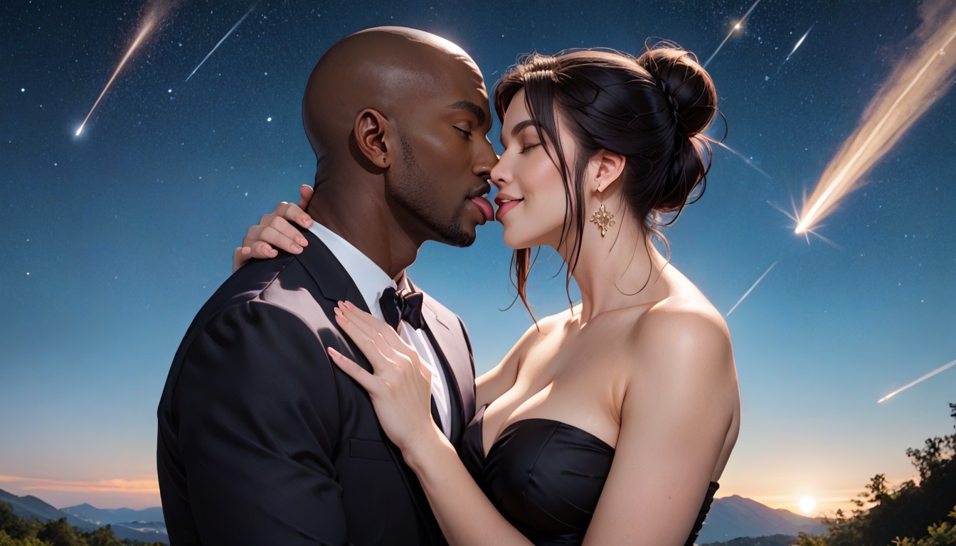 Tender Kisses, Cinematic, Front View Hentai AI Porn
