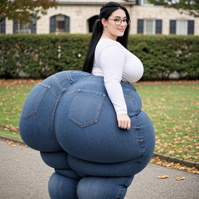 Wearing Makeup, Extremely Wide Hips, Milf AI Porn