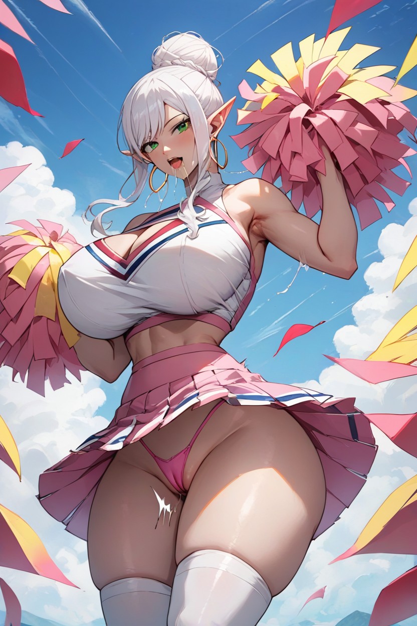 Gigantic Perfect Boobs, Breasts Exposed, Anime Style Fairy Tail Hiro Mashima Hentai AI Porn