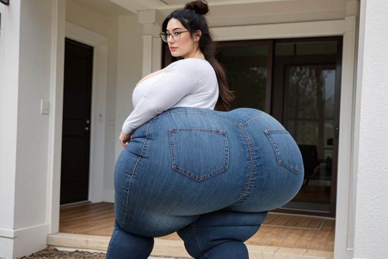 Italian Latin White, Blue Eyes, Beautiful Face AI Porn