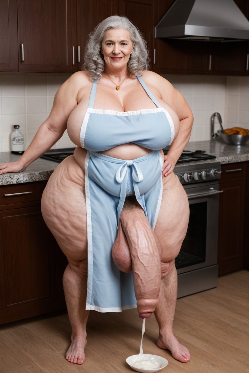 Impossibly Huge Ass, 大きな胸, Giant Tall Futanari AIポルノ