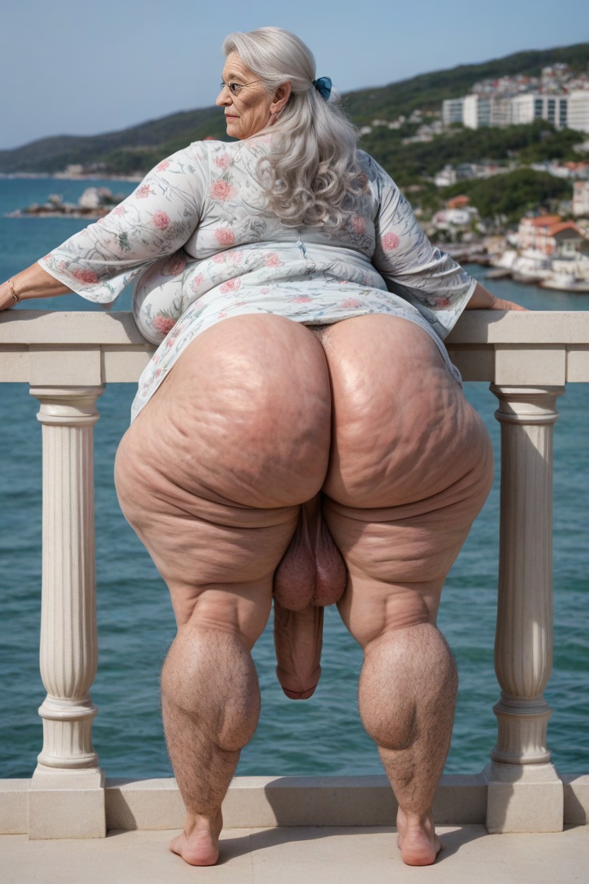 60+, Extreme Cellulite, Giant Saggy Breasts AI Porn