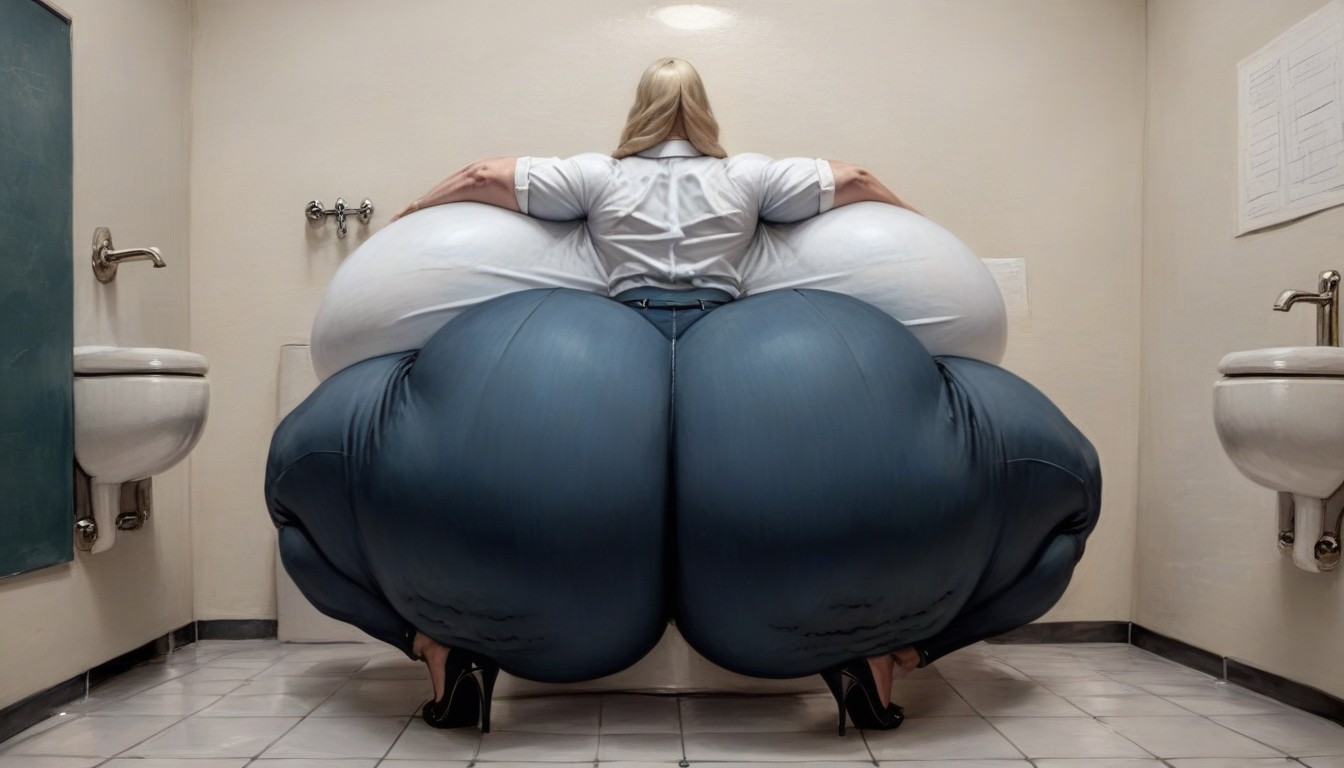 Giant Ass, Huge Ass, 마른 체형 AI 포르노