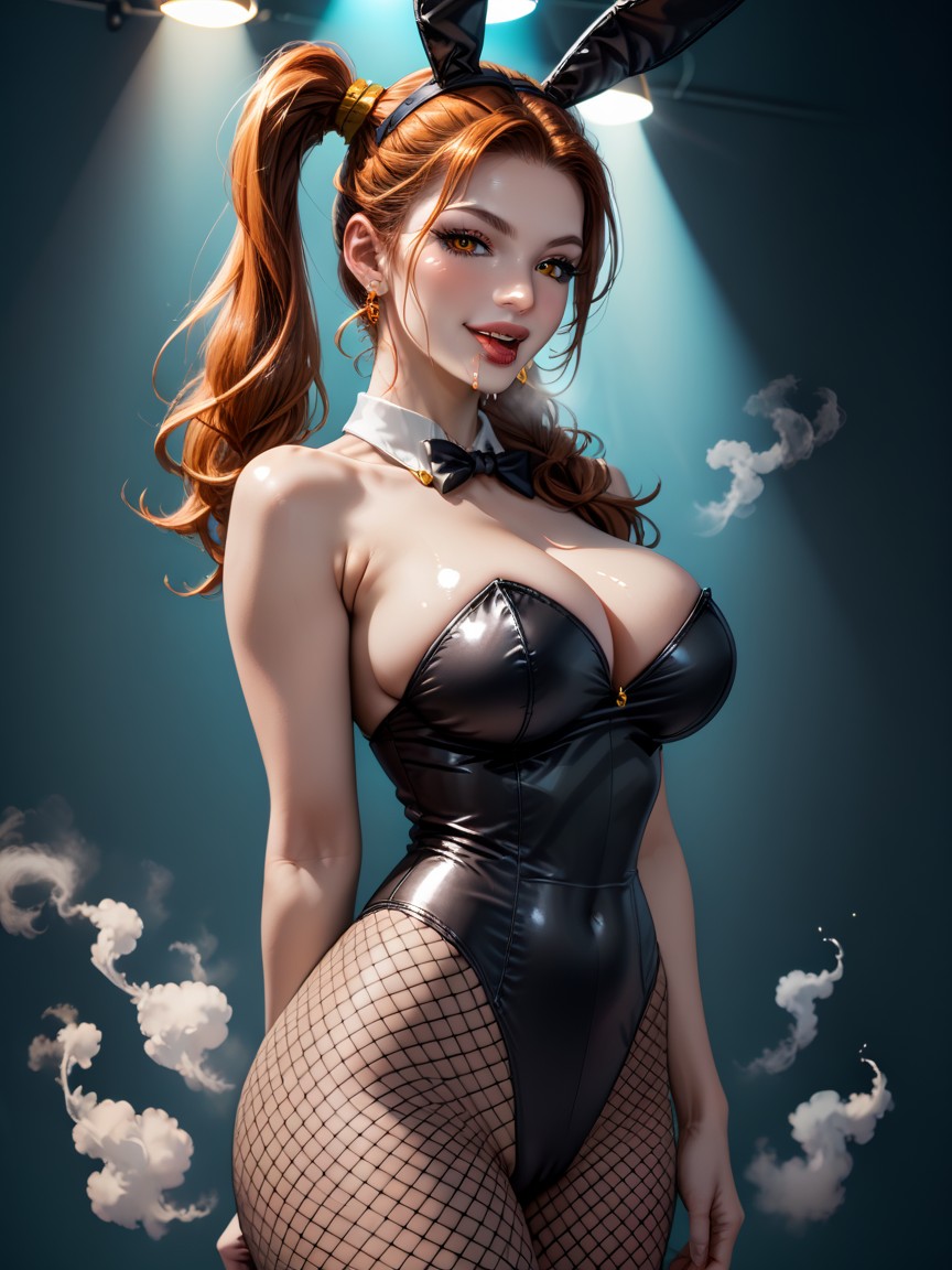 Glistening Skin, Woman, Drooling Hentai AI Porn