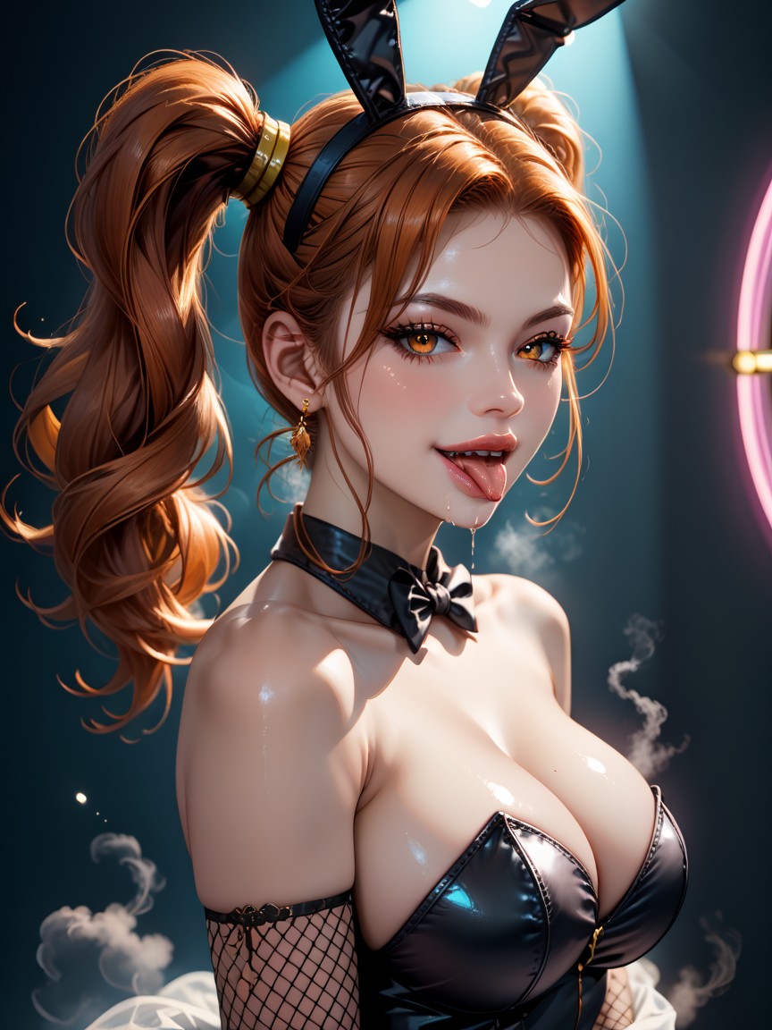 Neon, Skinny, High Definition Hentai AI Porn