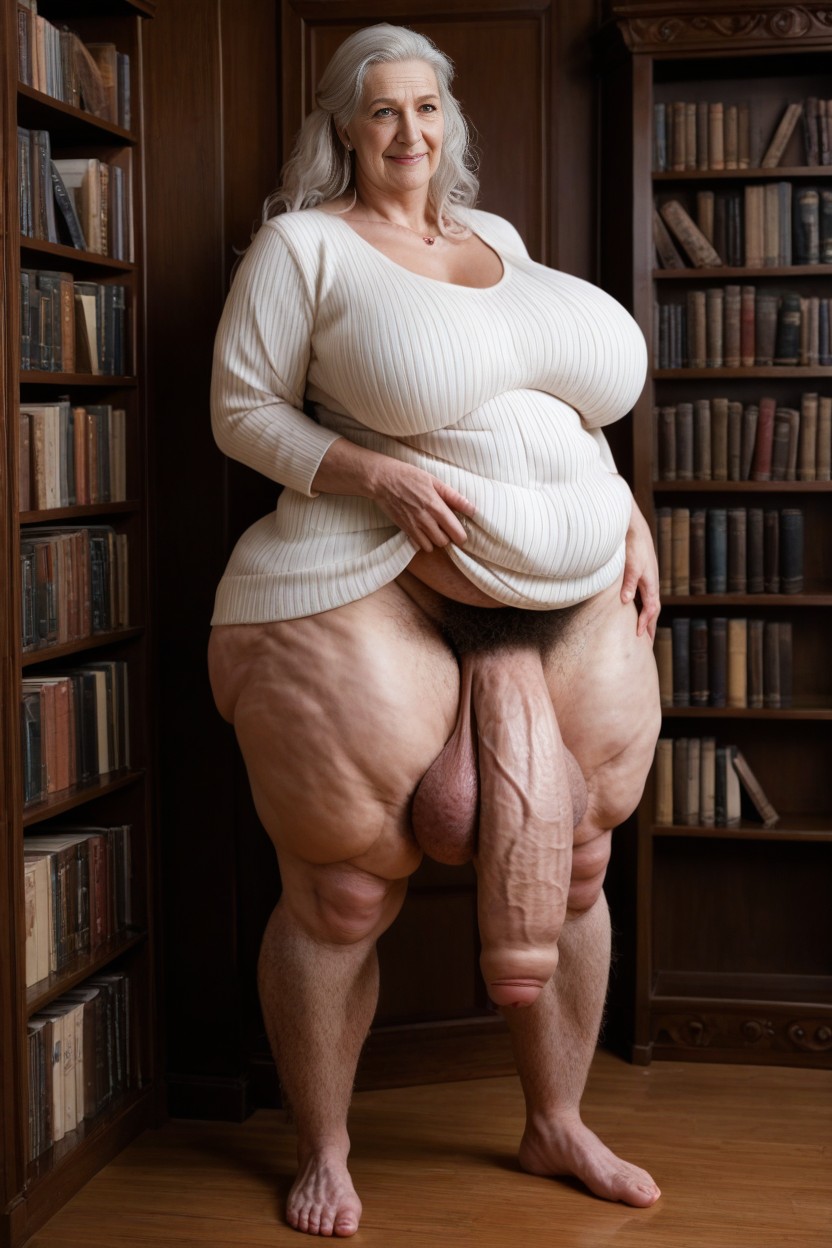 Wide Angle, 60+, Hairy Feet Hairy Ankles Hairy Bushy Thighs Like A Sasquatch AI Porn