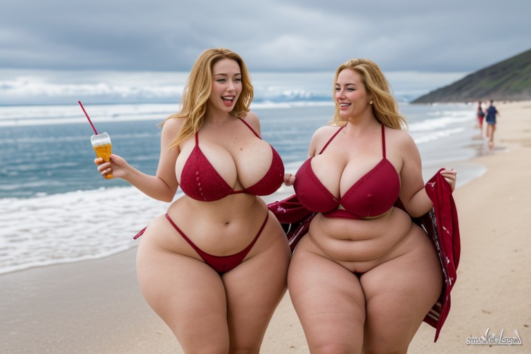Girthy Cock, Extreme Girth, Self Blowjob AI Porn