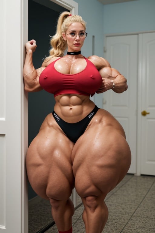 Extremely Muscular, Colossal Breast, Extremely Large Ass AI Porn