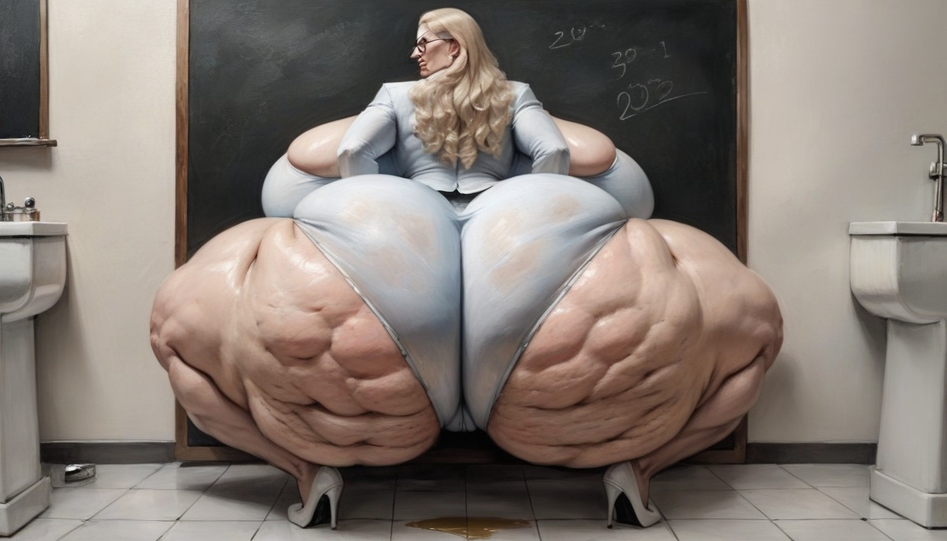 Waist, Huge Booty Wide Hips, Gigantic Breasts AI Porn