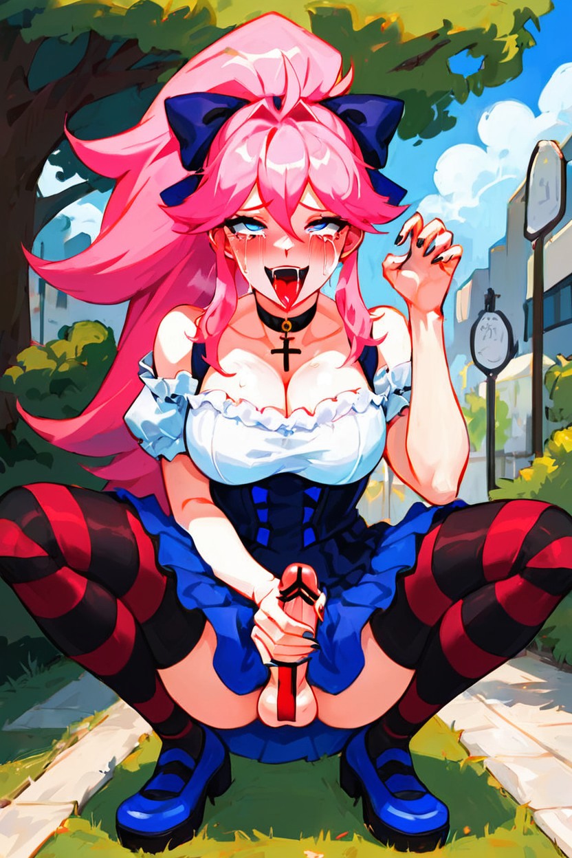 Hentai, Stocking, Exsbicionism Hentai AI Porn