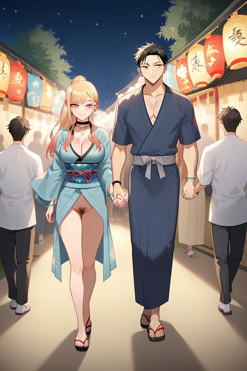 Waist Shot, Accurate Fingers, Carnival Hentai AI Porn