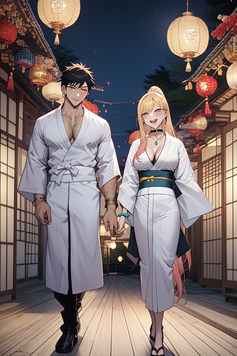 2 People, Night, Carnival Hentai AI Porn