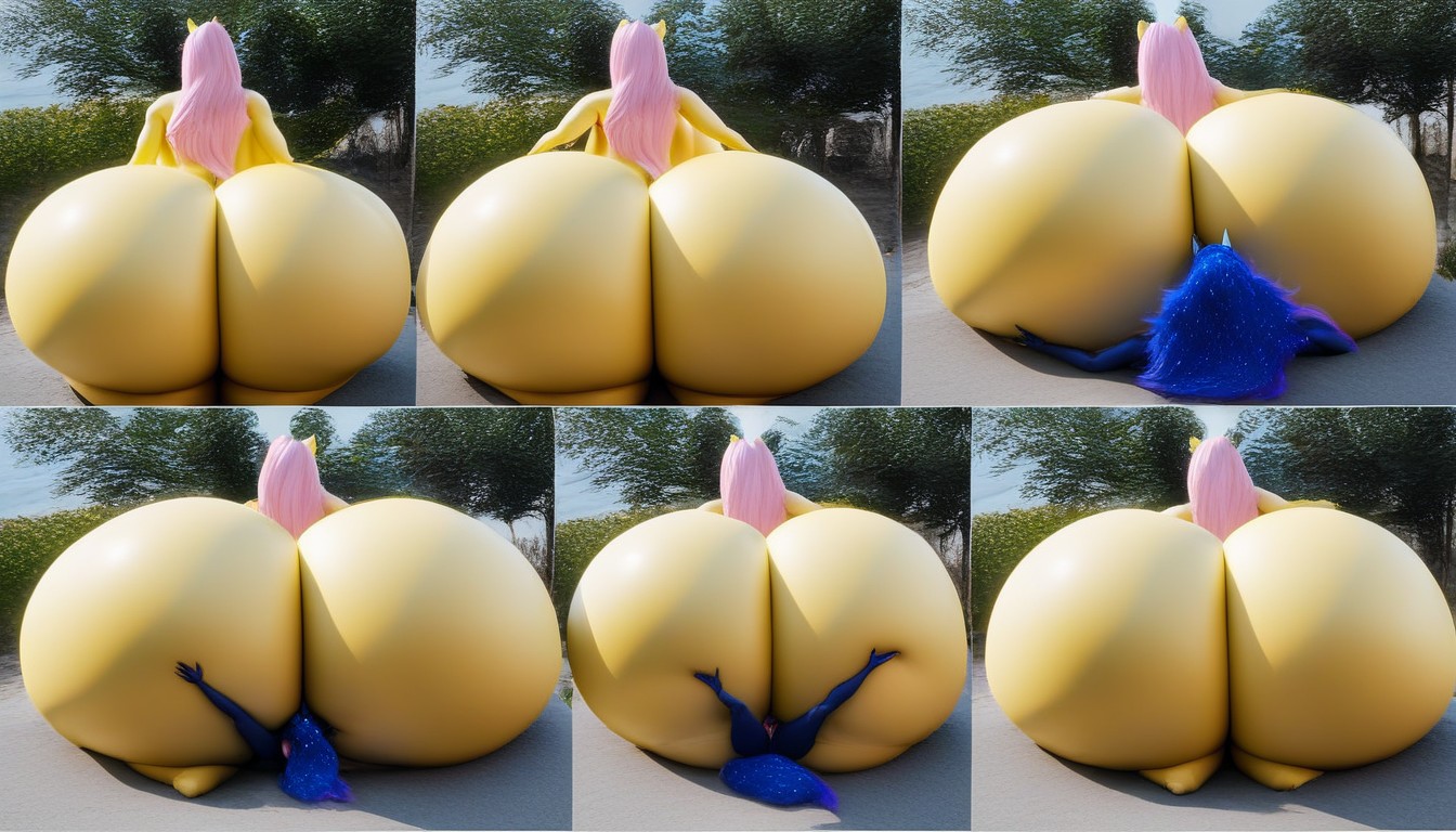 Obese, Thick Thighs, Gigantic Ass Фурри AI порно
