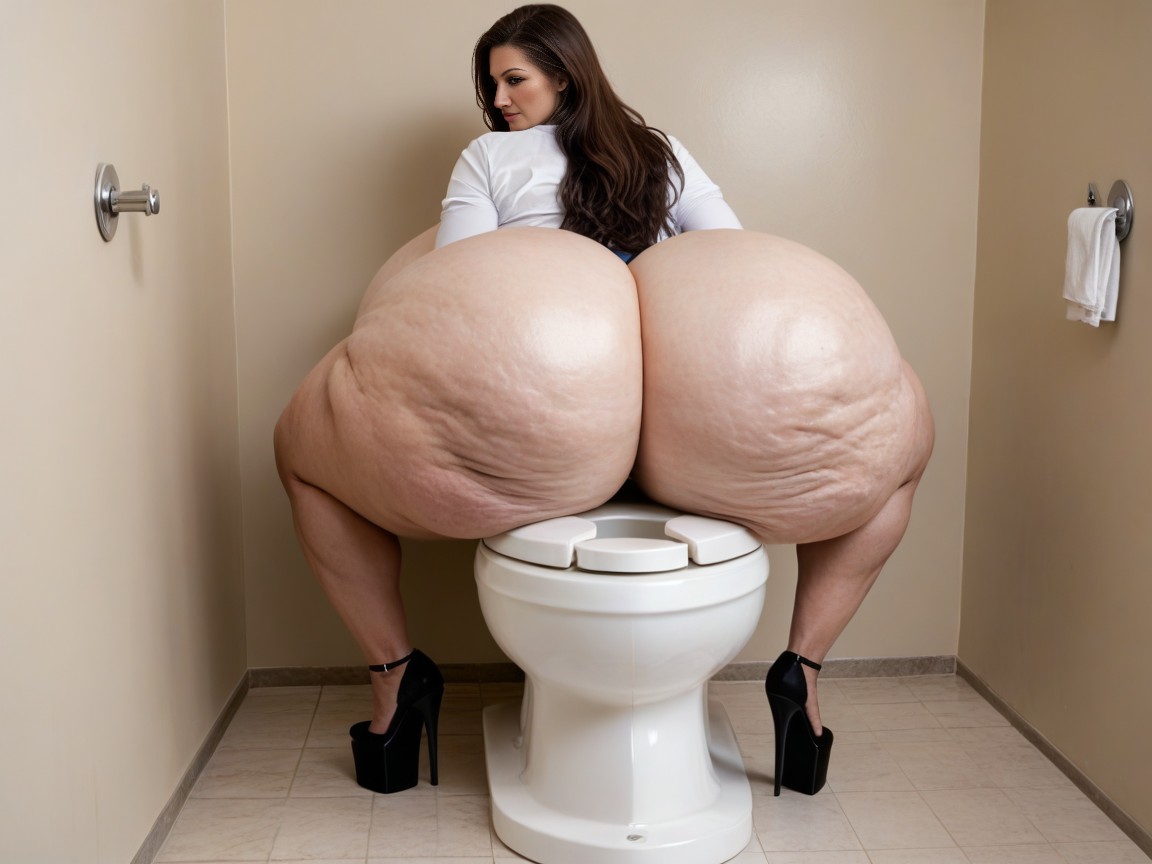 Gigantic Ass, Huge Ass, Unbelievably Giant Butt AI Porn
