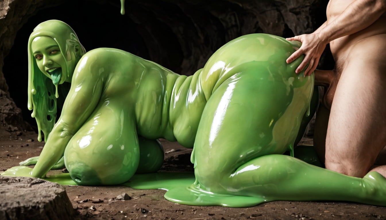 Green X Ray, Gigantic Saggy Breasts, Ultra High Resolution AI Porn