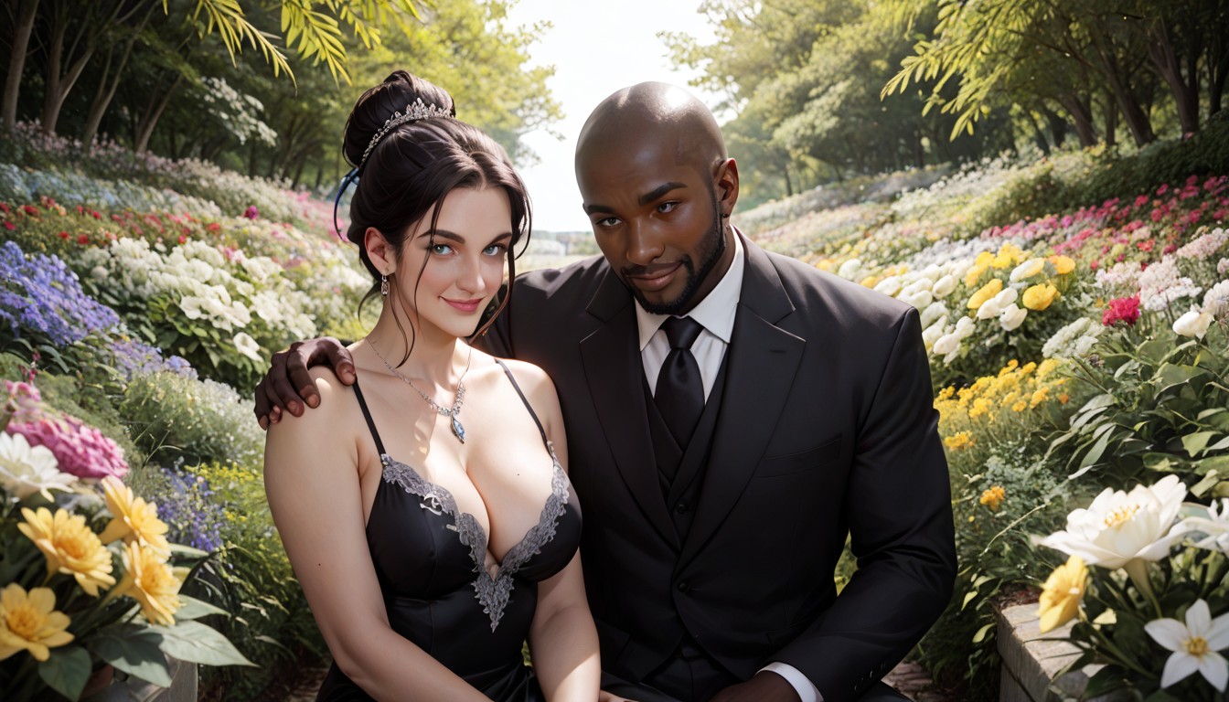 High Contrast, Beautiful Romantic Setting, Sitting Together Hentai KI Porno
