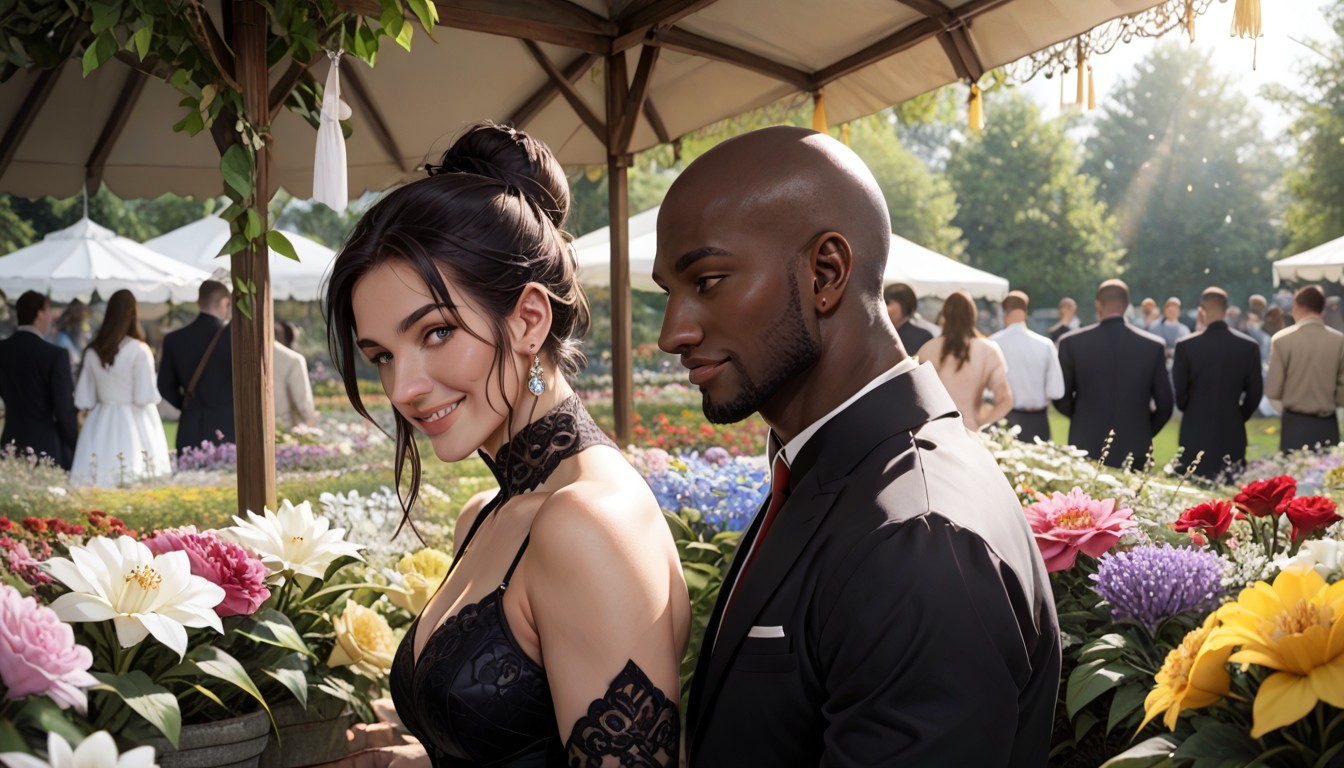 People In Background Out Of Focus, Hyperrealistic, Sitting Together Hentai AI Porn