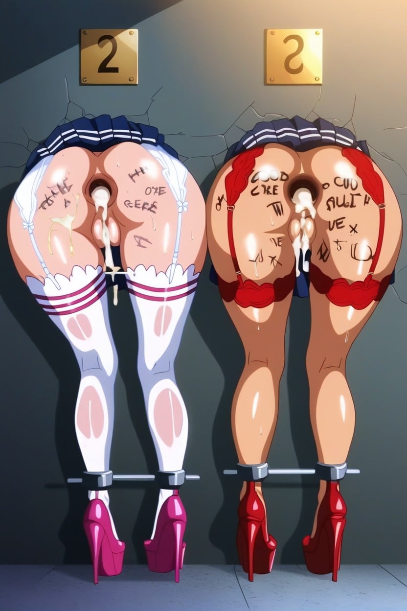 Fluted, Glorywall, Écriture Sur Le Corps Porno IA Hentai