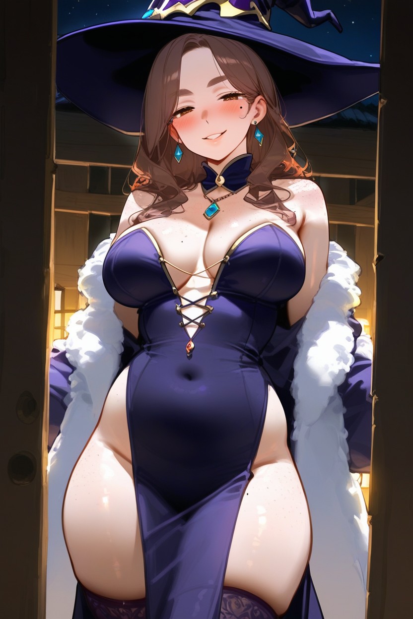 Higly Detailed, Arms Spread, Thick Thighs Hentai IA