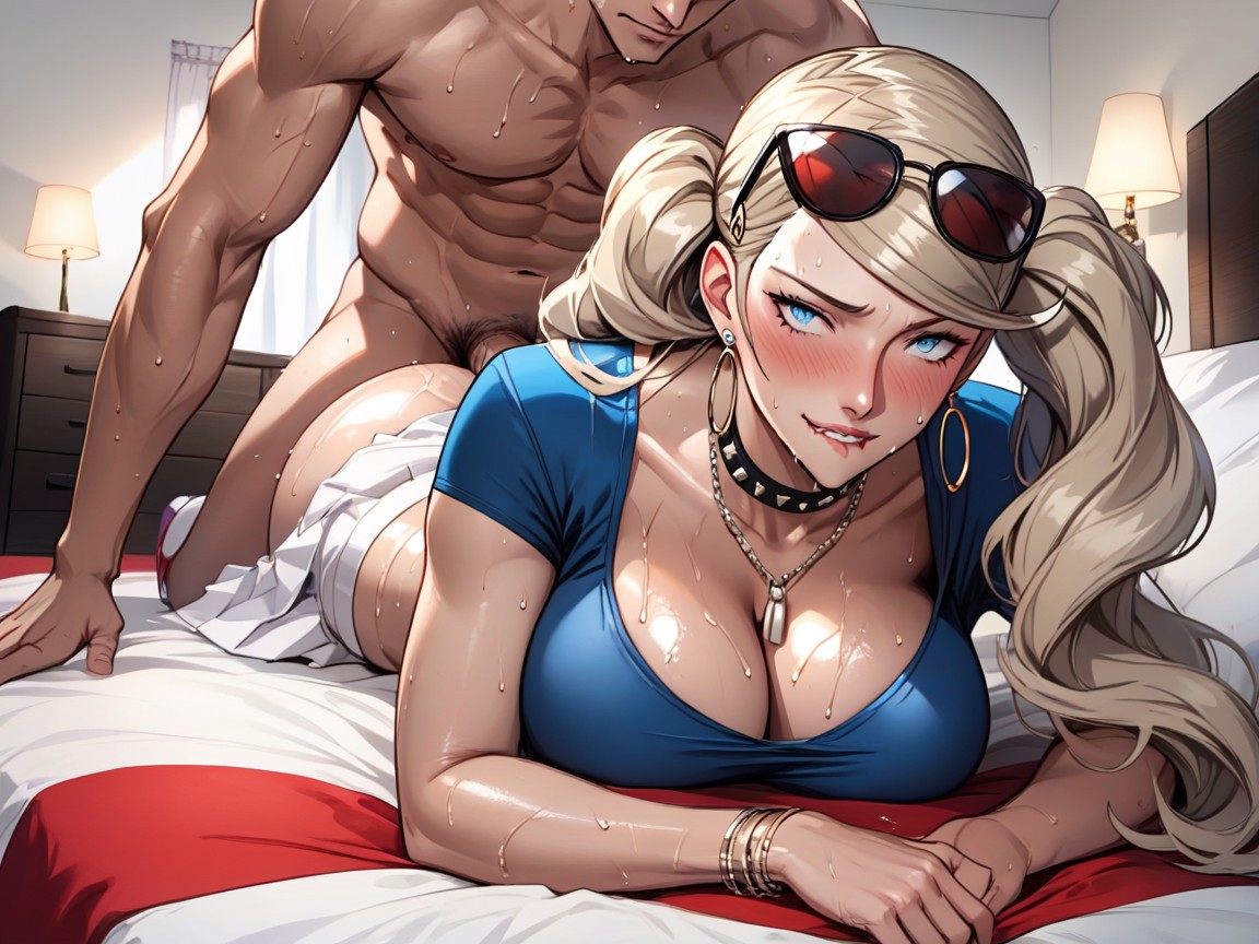 Highly Detailed Sweat, Soulever La Jupe, Perfect Anatomy Porno IA Hentai