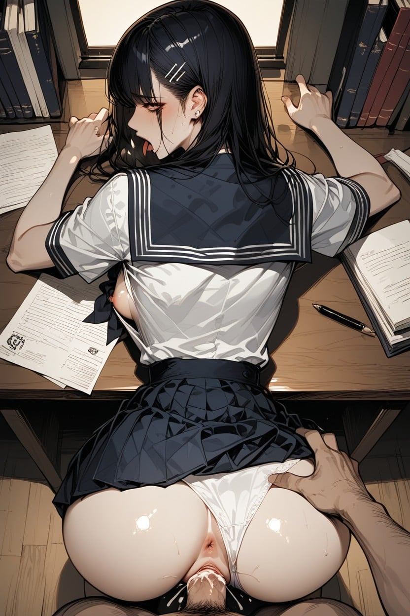 Nipple Slip, 18+, Desk Hentai AI Porn