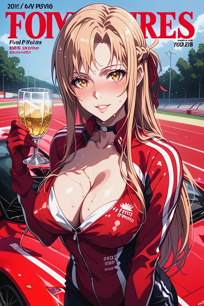 Asuna From Sword Art Online, Selfie, Embarrassed Hentai AI Porn